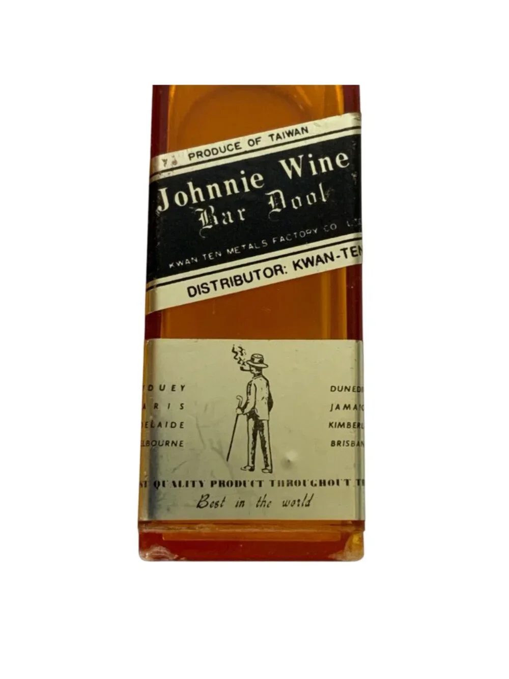 Vintage Johnnie Wine Bar Tools Ice Pick Spade Plastic Bottle Handles Taiwan